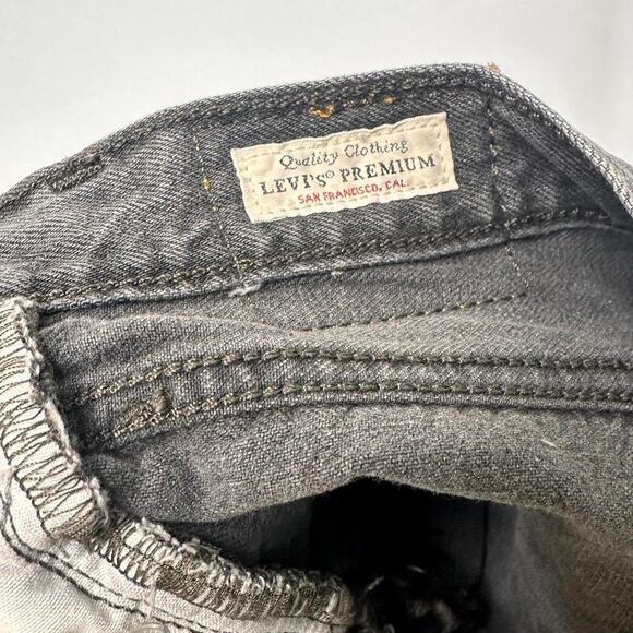 Levi’s Black Size 27 Denim Womens Premium Quality Vintage Shorts - Picture 3 of 5